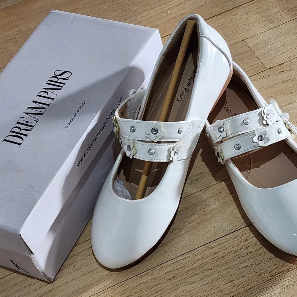 Dream Pairs White Kids Dress Shoes